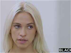 BLACKED blonde college nymph PUNSIHED by big black cock